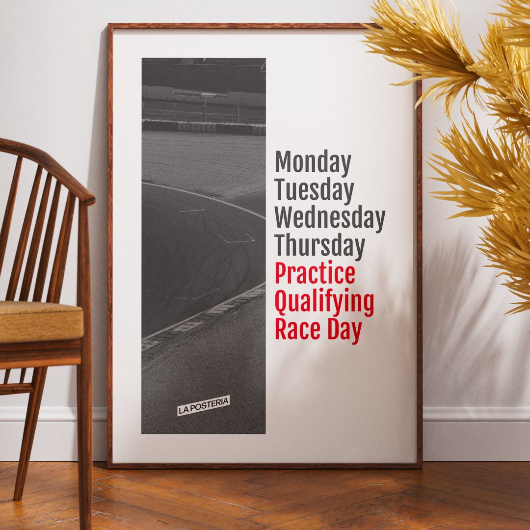 Practice, Qualifying, Race Day